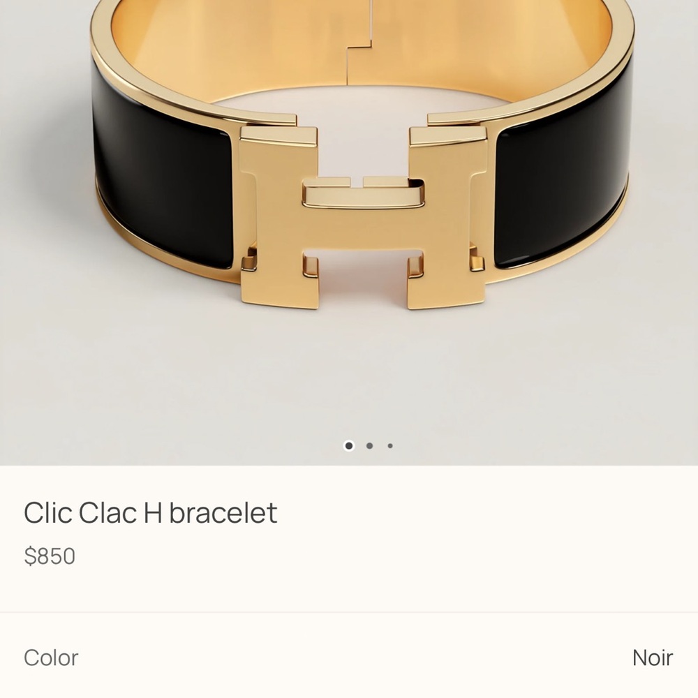 Clic clac H bracelet! Hermes!